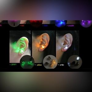 Multi-Color Light Up Earrings